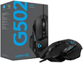 Logitech G502 Hero – Ratón Gaming con Cable, Sensor HERO 25K