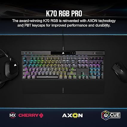 Corsair K70 RGB PRO – Teclado Mecánico Gaming con Cable